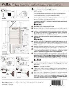Wellcraft Egress Installation model 5600
