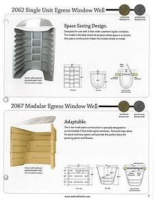 Wellcraft Egress Wells Models 2062 & 2067 