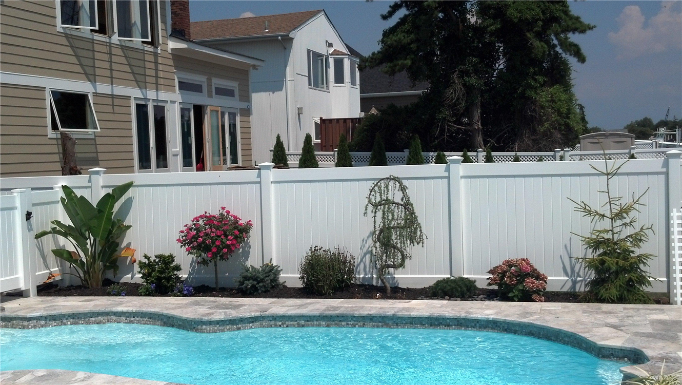 Silver Travertine Pool Deck