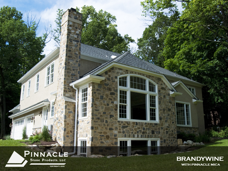 A bland of Pinnacle's Brandywine and Pinnacle Mica thin stone