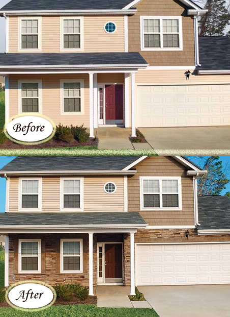 Stone Veneer Exterior