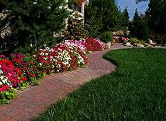 brick pathway