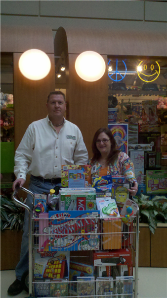 With the help of our great supporters we were able to donate many great toys, games and videos.